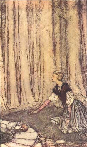 The Frog Prince by Arthur Rackham