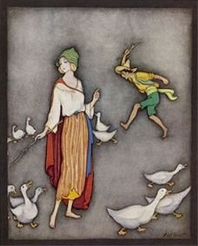 Goose Girl Jennie Harbour Illustration