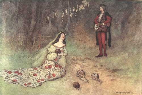 The Prince and Filadoro with the Snails