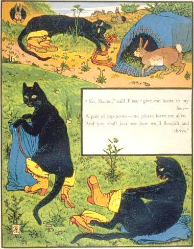 Walter Crane's Puss in Boots