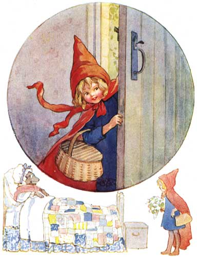 Margaret Tarrant's Little Red Riding Hood Image