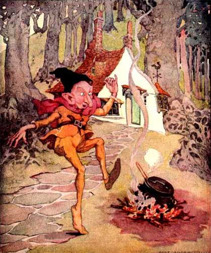 Anne Anderson's Rumpelstiltskin Illustration