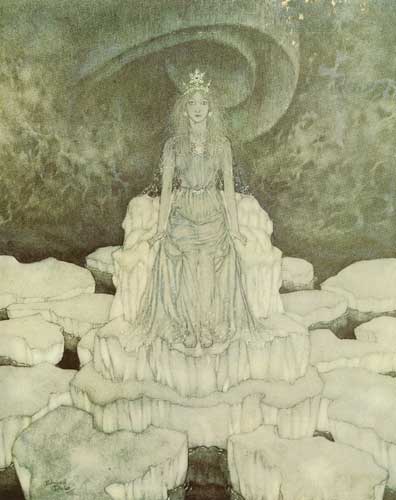 Snow Queen Edmund Dulac Image 1