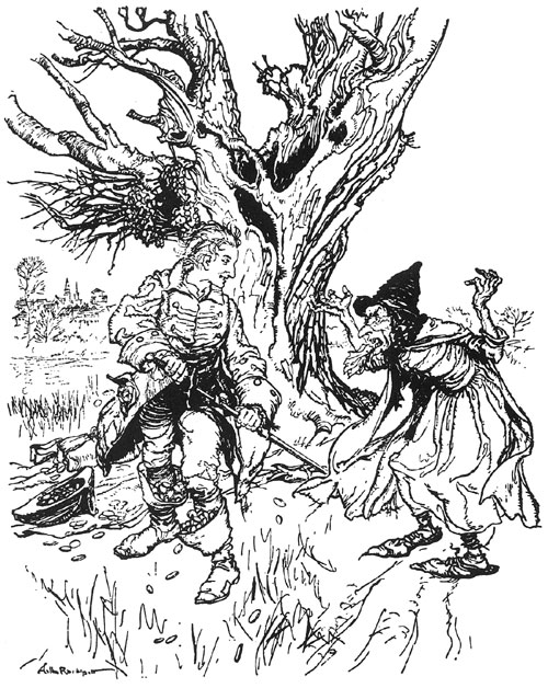 Tinderbox by Arthur Rackham